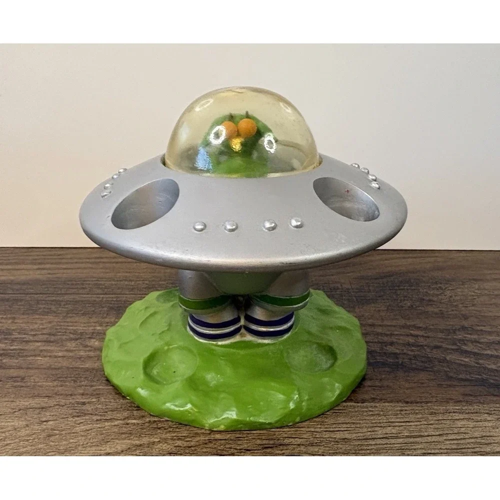 Laura Ashley Spacecraft Dog Alien UFO Child Kid Toothbrush Holder Space